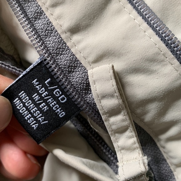 Ecko Function Silver Beige Reversible Down Jacket size Large bomber winter ski - Picture 12 of 16